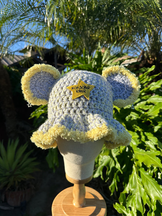 Star Crochet Hat “Non-Sober Raver”
