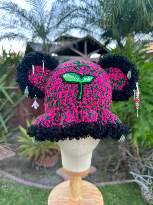 Sprout Me Just Cuzz Crochet Hat