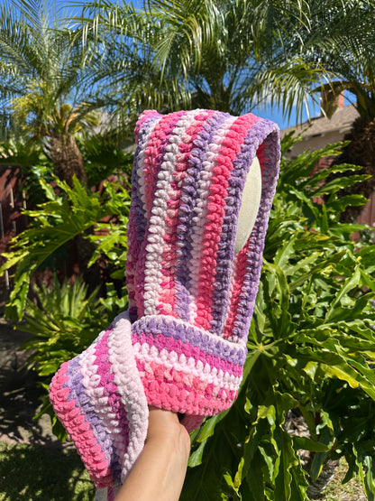 Side Quest Crochet Hood Scarf