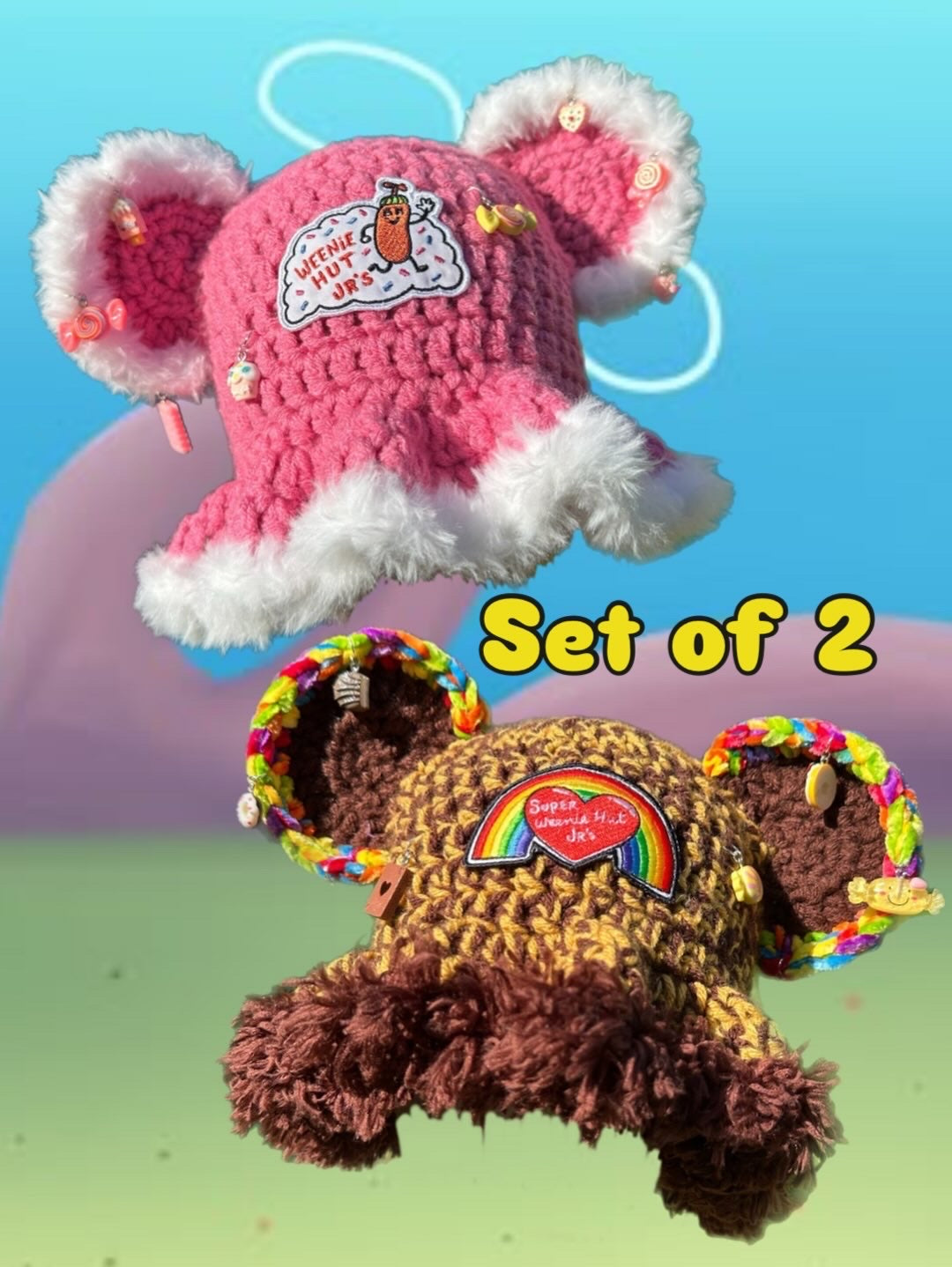 Weenie/Super Weenje Hut Jr Pair