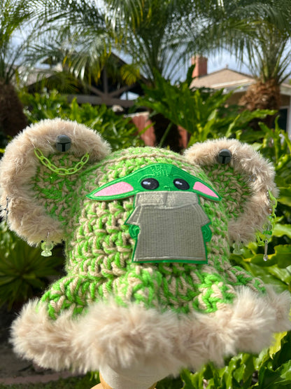 Baby Yoda Inspired Crochet Hat