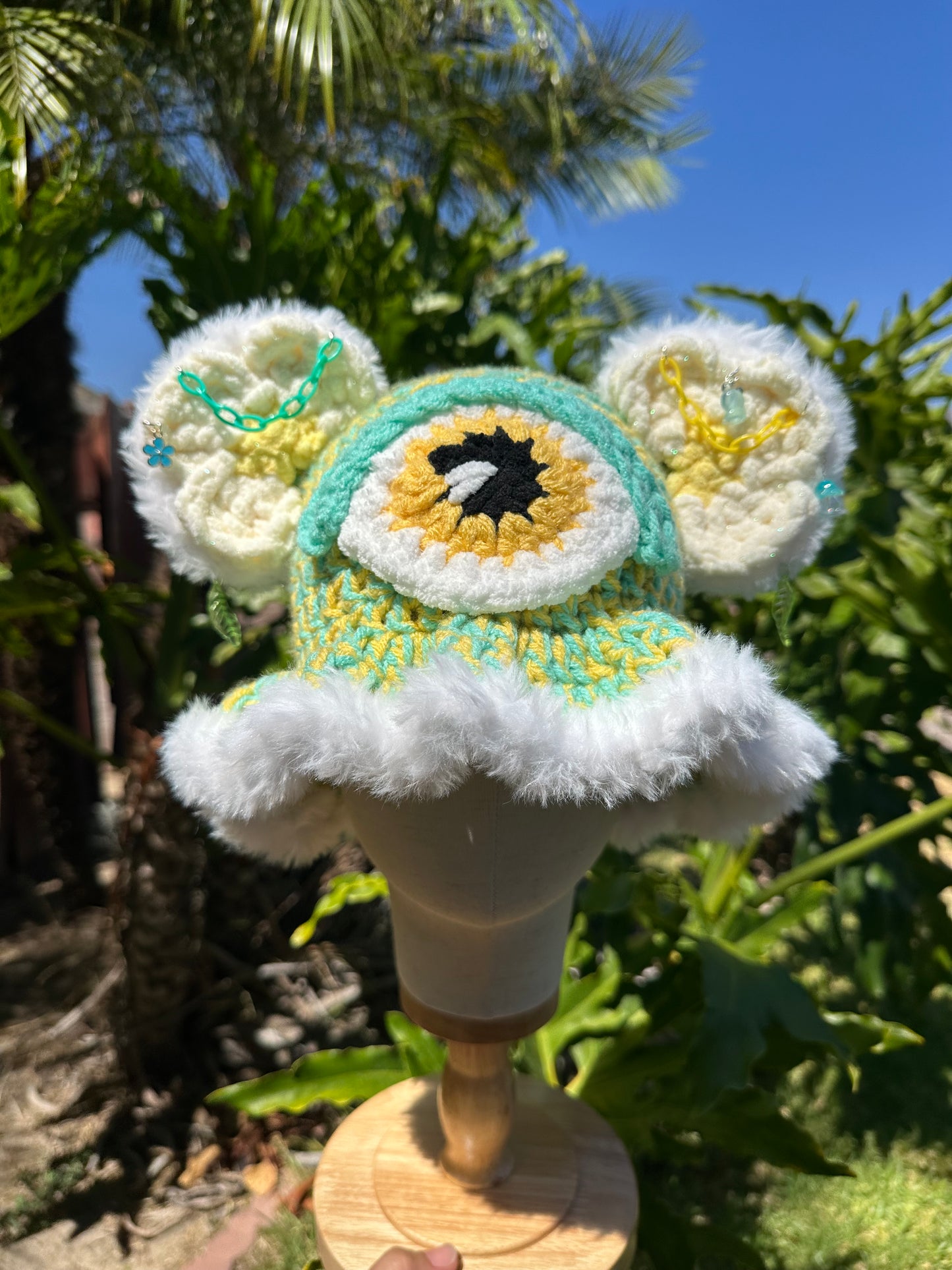 Crochet Cyclops Bucket Hat “Puddle”