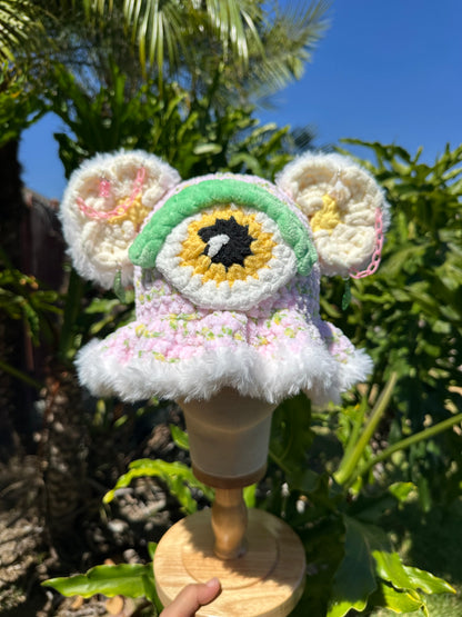 Crochet Cyclops Bucket Hat “Blossom”